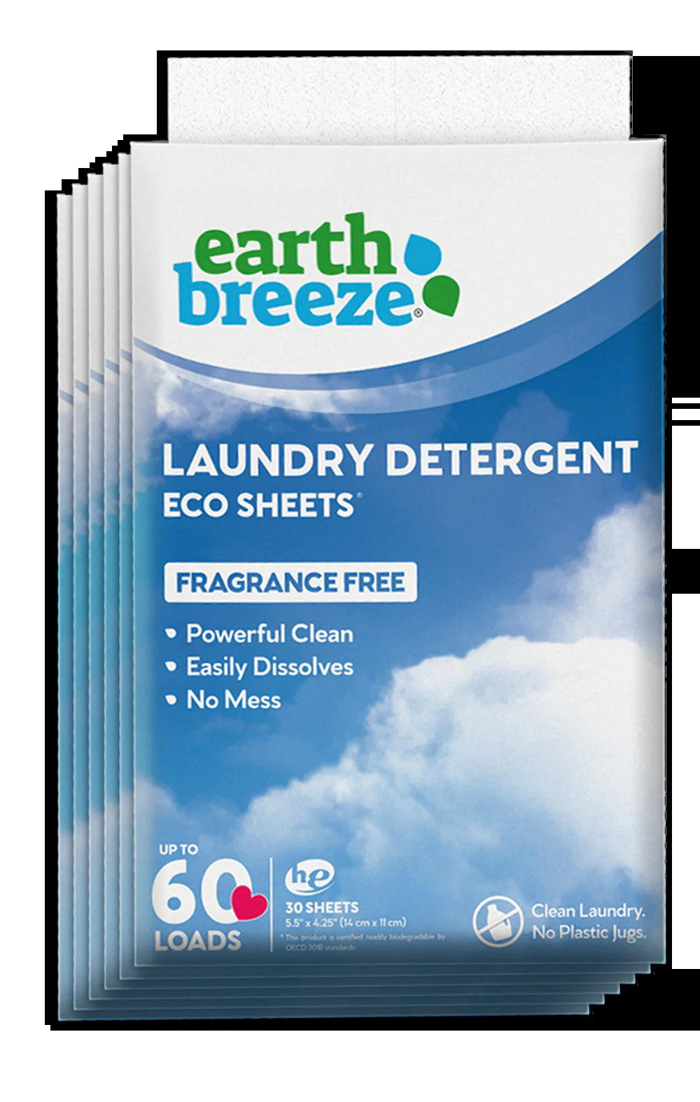 Laundry Detergent Eco Sheets - 60 Loads