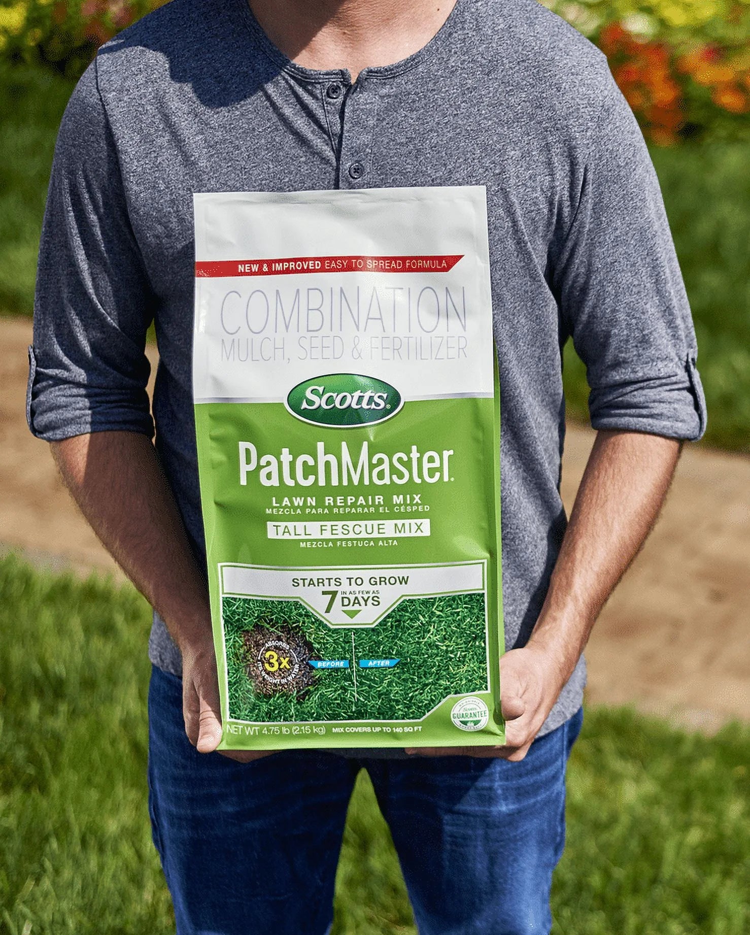 Patchmaster Lawn Repair Mix Tall Fescue Mix, 4.75 Lbs.