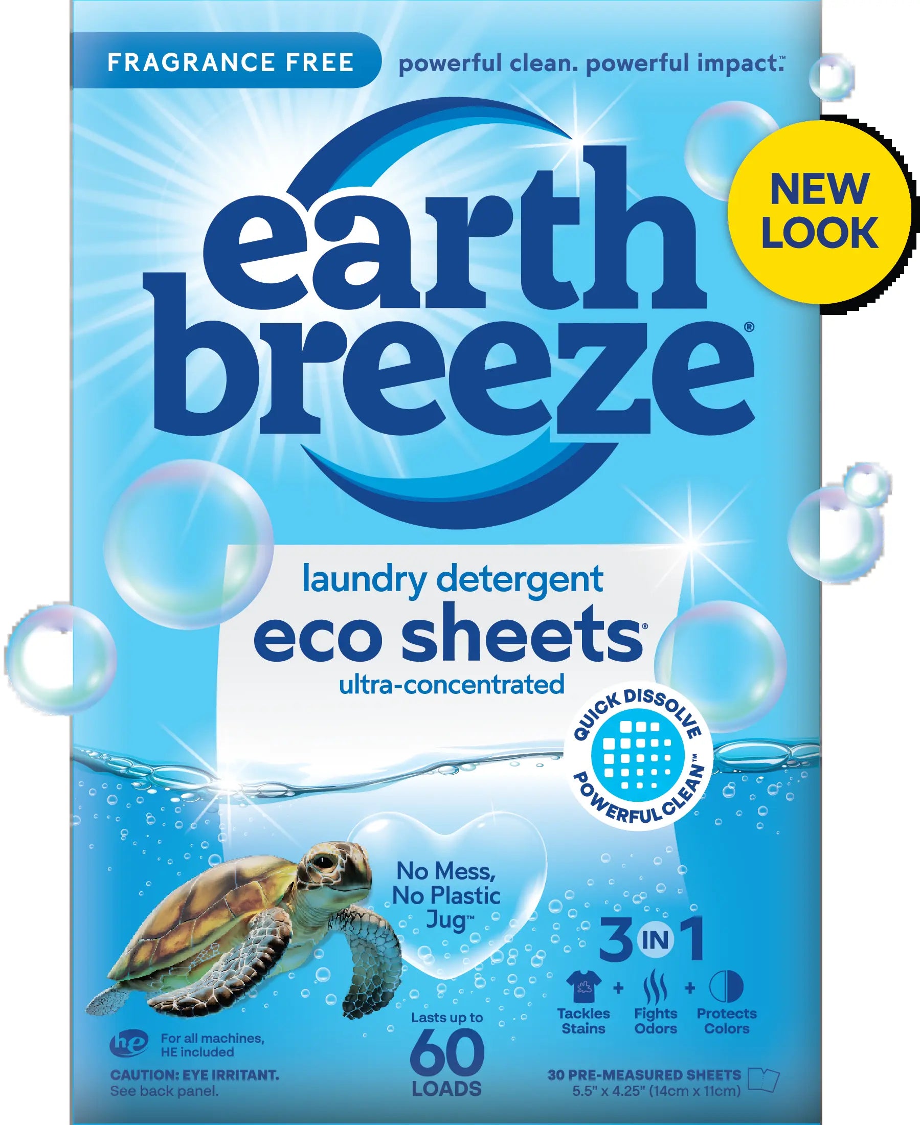 Laundry Detergent Eco Sheets - 60 Loads