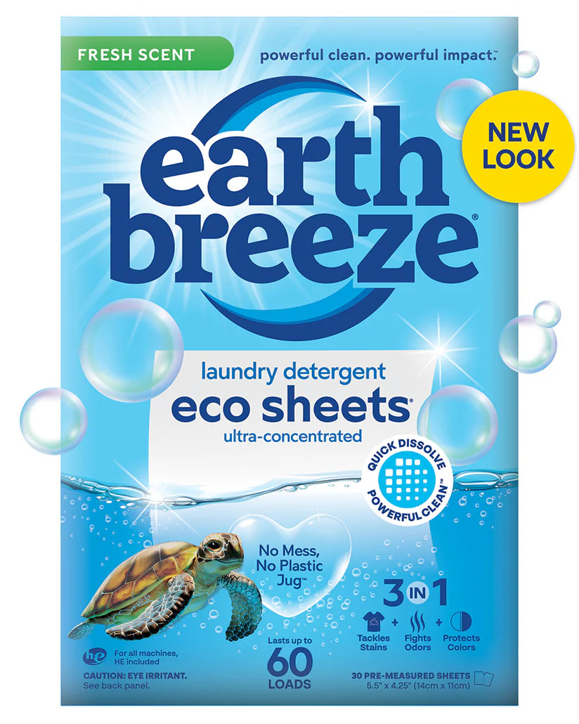 Laundry Detergent Eco Sheets - 60 Loads