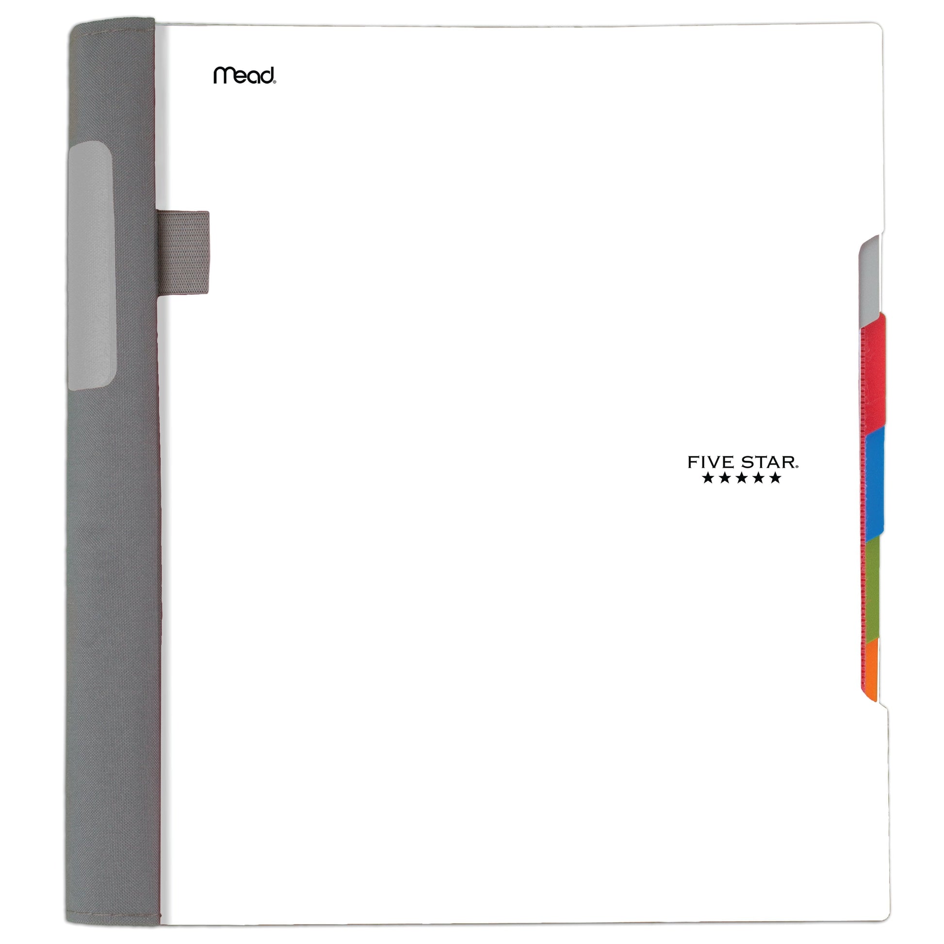 Advance Wirebound Notebook plus Study App, 5 Subject, College Ruled, White (820013A-WMT)