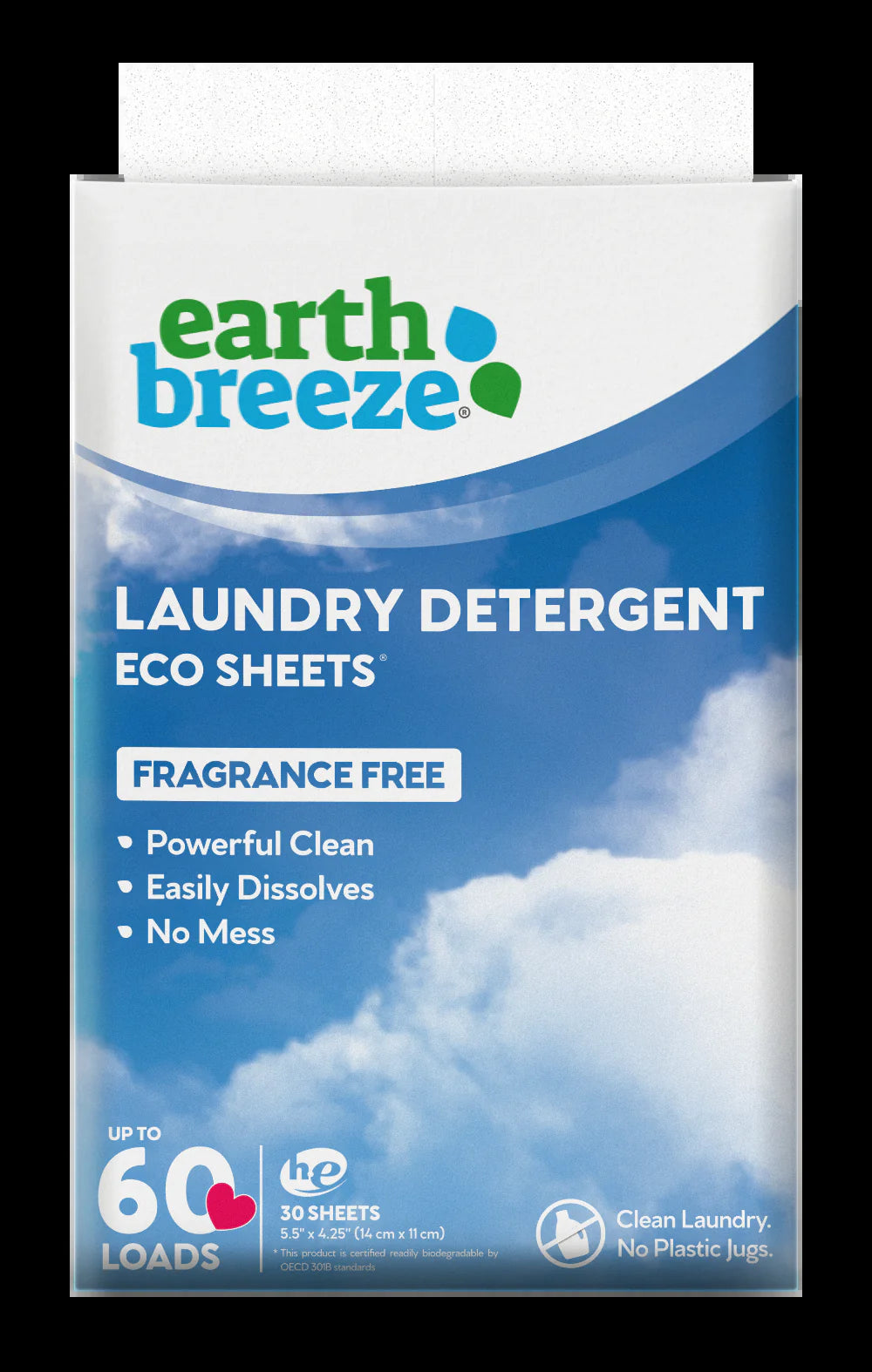 Laundry Detergent Eco Sheets - 60 Loads