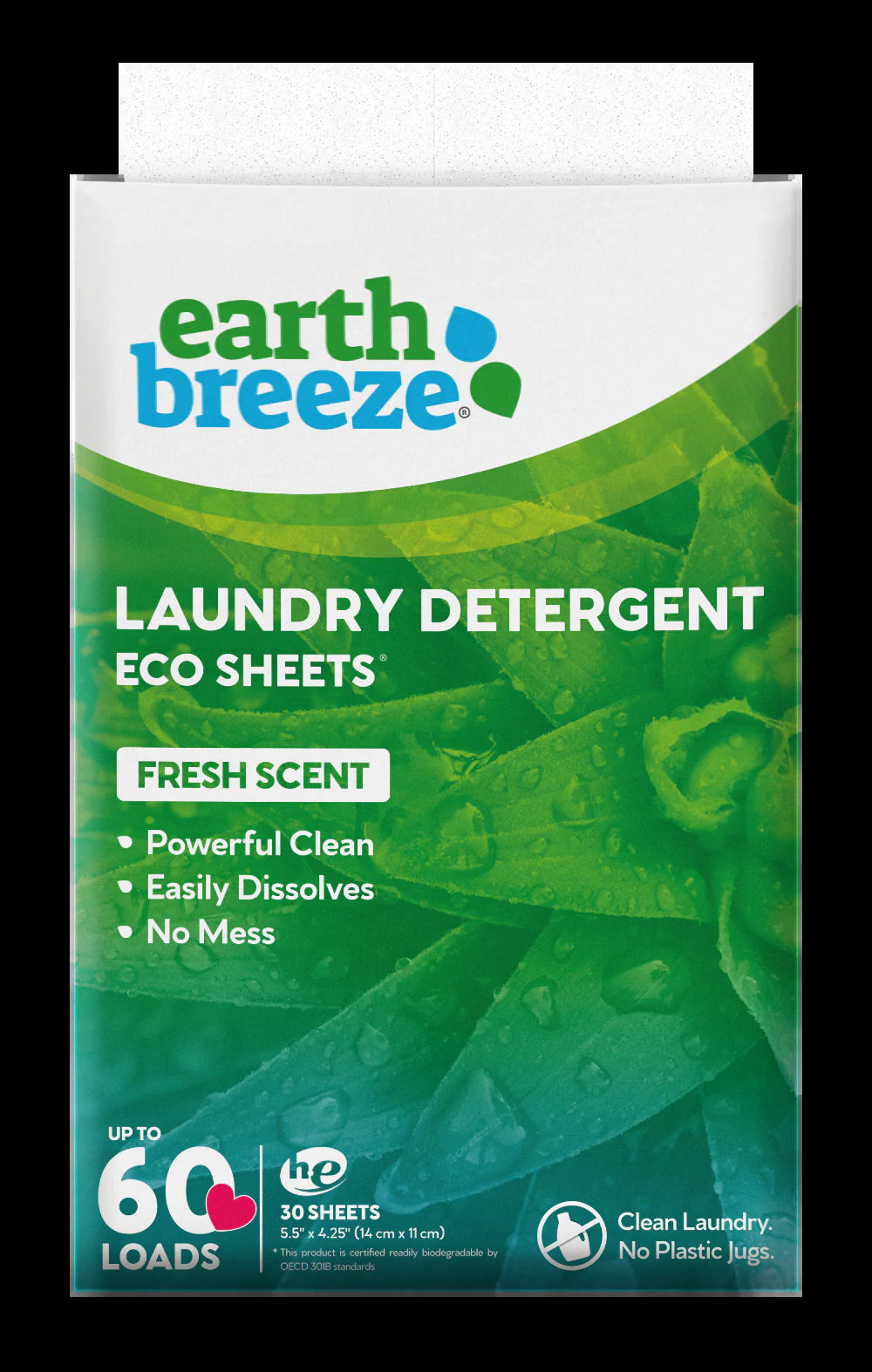 Laundry Detergent Eco Sheets - 60 Loads