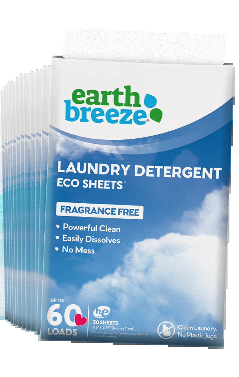 Laundry Detergent Eco Sheets - 60 Loads