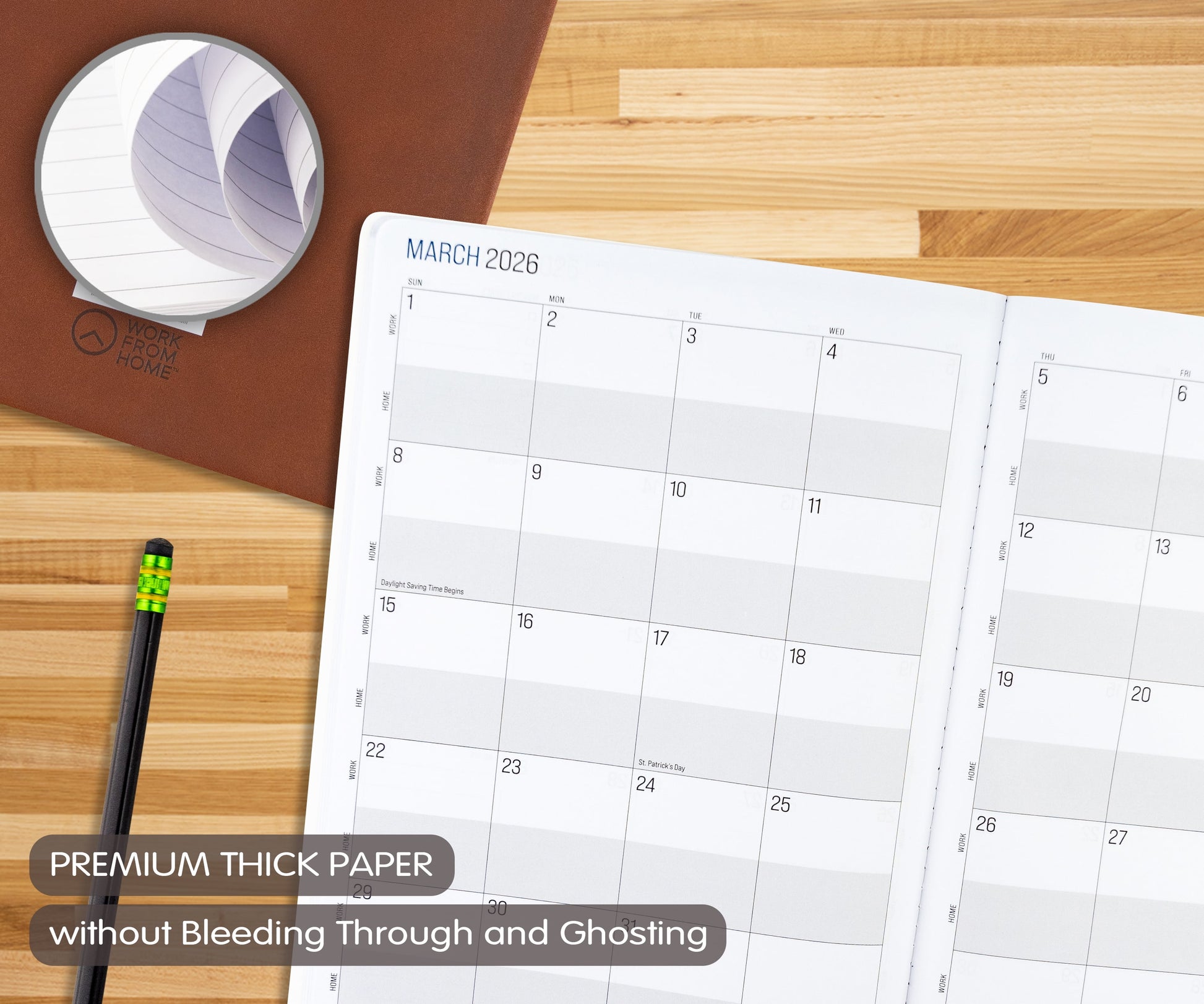 January 2025 - December 2026 Monthly Dated Planner (8.5"X 11")