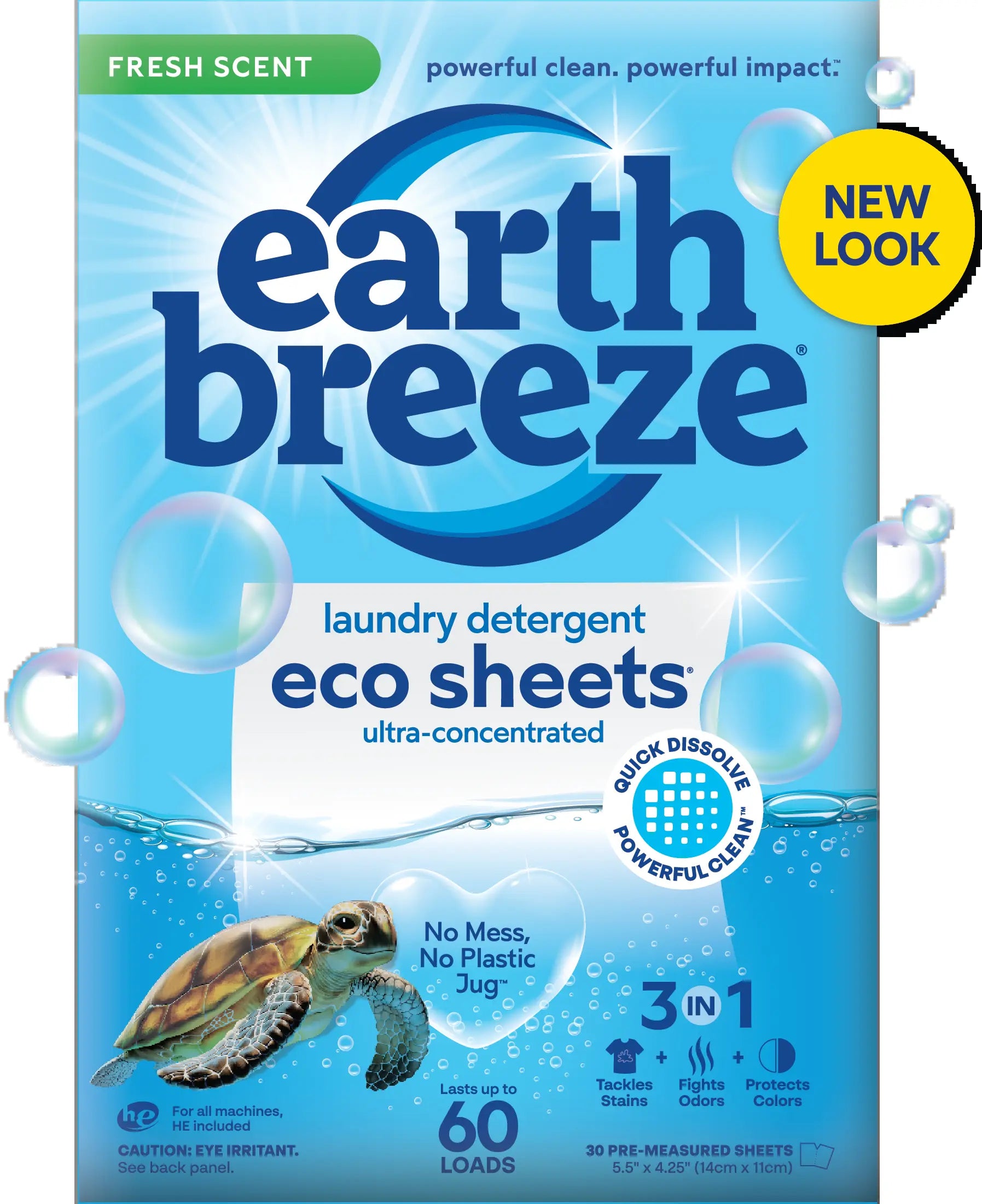 Laundry Detergent Eco Sheets - 60 Loads