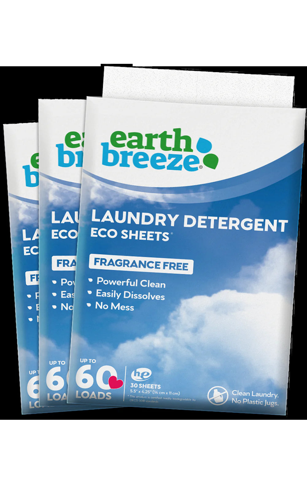 Laundry Detergent Eco Sheets - 60 Loads