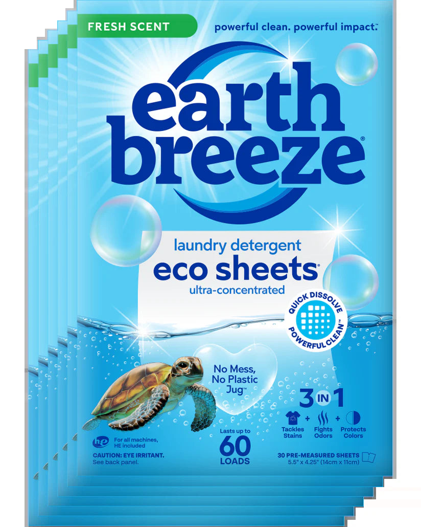 Laundry Detergent Eco Sheets - 60 Loads
