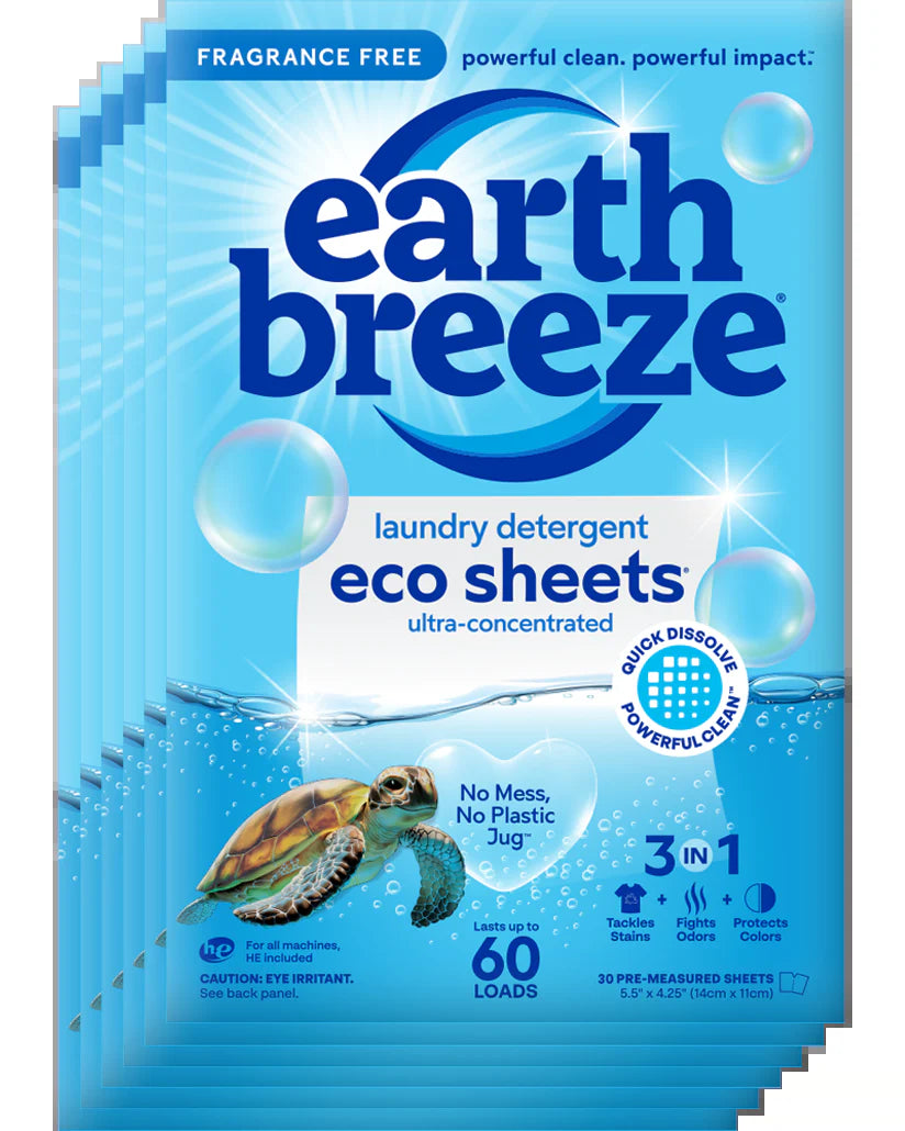 Laundry Detergent Eco Sheets - 60 Loads